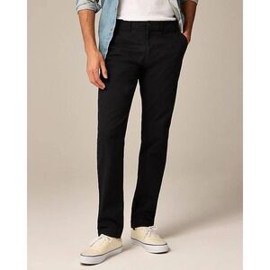 J.Crew Mens 484 Slim Stretch Chino Pants W30 L32 Black Casual‎ Everyday NWT $89